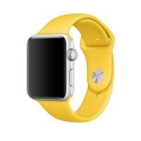 Силиконовый ремешок для Apple Watch 38/40mm (Yellow)