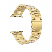 Стальной блочный браслет для Apple Watch 42/44мм (золото)