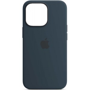 Накладка Silicone Case MagSafe для iPhone 13 Mini (Abyss blue)