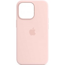 Накладка Silicone Case Magsafe для iPhone 13 Pro Max (Chalk pink)