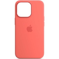 Накладка Silicone Case Magsafe для iPhone 13 (Pink pomelo)