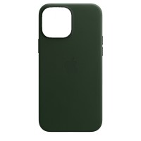 Накладка Leather Case Magsafe для iPhone 13 Pro Max (Sequoia green)