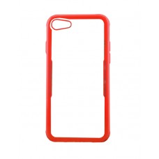 Бампер стеклянный для iPhone 7/8 cs0002 (красный)