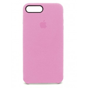 Накладка Alcantara Cover для iPhone 7/8 Plus (Pink)