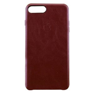 Накладка кожаная для iPhone 7 Plus/8 Plus (бордовый)