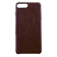 Накладка кожаная для iPhone 7 Plus /8 Plus (темно-коричневый)