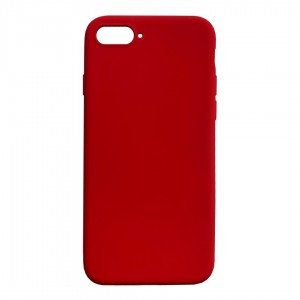 Бампер силиконовый для iPhone 7/8 Plus (красный)