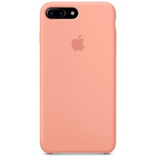 Накладка Silicone Case для iPhone 7/8 Plus (Peach)