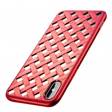 Бампер Baseus Paper-cut Case для iPhone X (Красный)