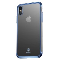 Чехол Baseus Minju Case для iPhone X (Синий)