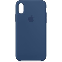 Накладка Silicone Case для iPhone X (Blue Cobalt)