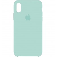 Накладка Silicone Case для iPhone X (Ocean Green)