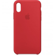 Накладка Silicone Case для iPhone Xs Max (Red)