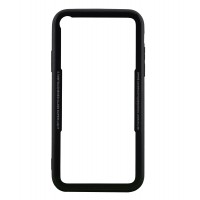 Бампер стеклянный для iPhone XR cs0002 (черный)