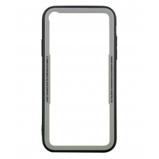 Бампер стеклянный для iPhone XR cs0002 (белый)
