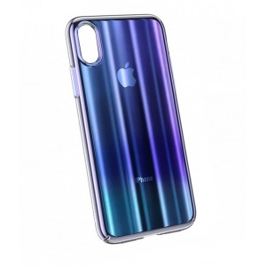 Чехол Baseus Aurora Case для iPhone Xs Max WIAPIPH65-JG03 (Синий градиент)