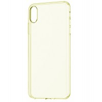 Чехол силиконовый Baseus Simplicity Series Case для iPhone Xs ARAPIPH58-B0V (прозрачный-золото)