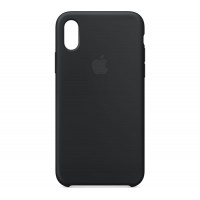 Накладка Silicone Case для iPhone Xr (Black)