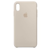 Накладка Silicone Case для iPhone Xs (Stone)