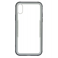 Бампер стеклянный для iPhone Xs cs0002 (Белый)