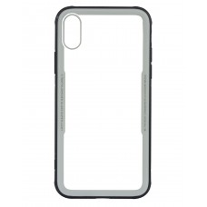 Бампер стеклянный для iPhone Xs cs0002 (Белый)