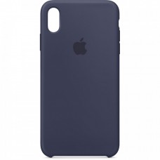 Накладка Silicone Case для iPhone Xs (Midnight Blue)