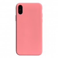 Бампер силиконовый для iPhone Xs Max (розовый)