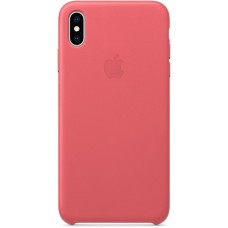 Накладка Leather Case для iPhone Xs Max(Peony Pink)