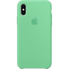 Накладка Silicone Case для iPhone Xs (Spearmint)
