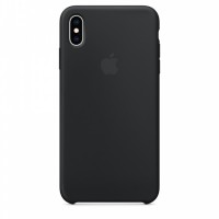 Накладка Silicone Case для iPhone Xs Max (Black)
