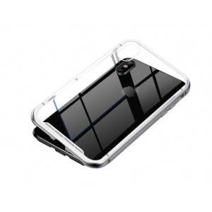 Чехол Baseus magnetite case для iPhone Xs Max (серебро)