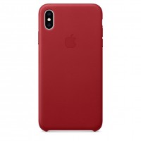 Накладка Leather Case для iPhone Xs (RED)
