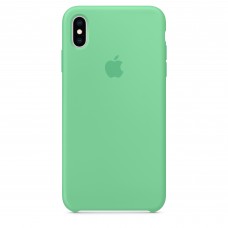 Накладка Silicone Case для iPhone Xs Max (Spearmint)