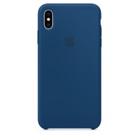 Накладка Silicone Case для iPhone Xs Max (Blue Horizon)
