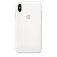 Накладка Silicone Case для iPhone Xs Max (White)