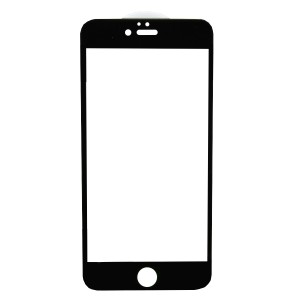 Защитное стекло 9D для iPhone 6/6s (черный)