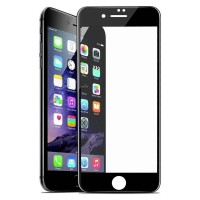 Защитное стекло 6D для iPhone 6/6s (черный)