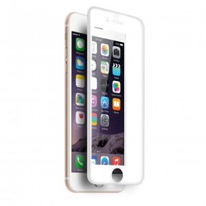 Защитное стекло 3D для iPhone 6/6s Plus (белое)