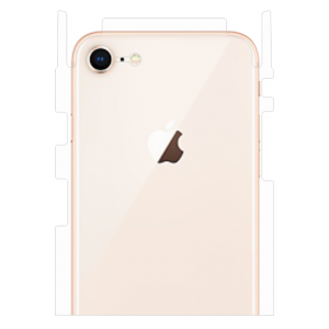 Защитная пленка на заднюю крышку для iPhone 7/8 (глянцевый-прозр.)