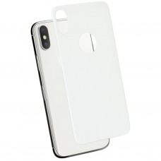 Заднее защитное стекло Baseus для iPhone X (Белое)