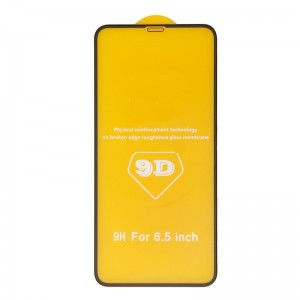 Защитное стекло 9D для iPhone Xs/11Pro Max (черный)