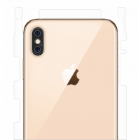 Защитная пленка на заднюю крышку для iPhone X/Xs (глянцевый-прозрачный)
