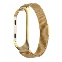 Миланский браслет для Xiaomi Mi Band 3 (золото)