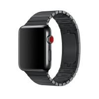Блочный браслет для Apple Watch 38/40мм (черный)