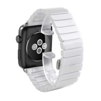 Керамический ремешок для Apple Watch 38/40/41mm (белый)