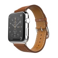 Кожаный ремешок Single Tour для Apple Watch 42/44мм (коричневый)