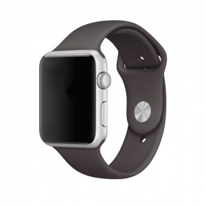 Силиконовый ремешок для Apple Watch 42/44mm (Cocoa)