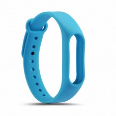 Силиконовый ремешок для Mi Band 2 (голубой)