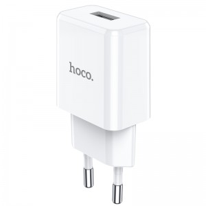 Адаптер питания HOCO N9 USB-A 10w (белый)