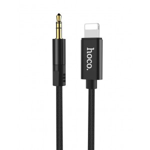 Аудио кабель Hoco UPA13 Lightning to 3.5 (черный)